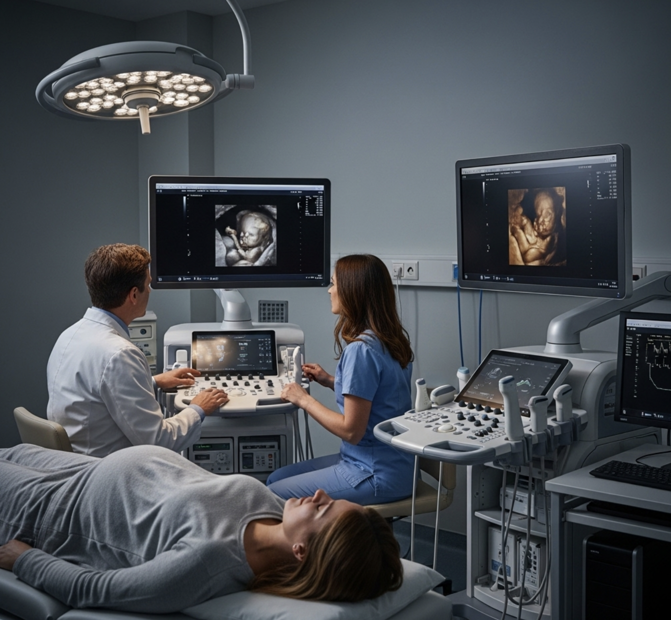 Gynaecology simulator for prenatal and reproductive health training